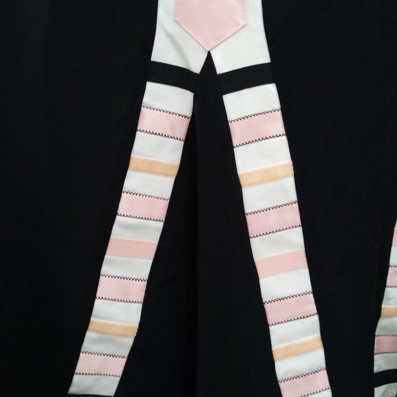 Temperley London 100% Silk Flared Patchwork A-Line Skirt Size UK 12 US 8 Lined - Picture 4 of 9